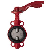 Затворы поворотные дисковые DN 40-250 PN 16 межфланцевые с чугунным диском рычаг Рашворк 200 купить в Кемерово | "Проконсим"