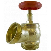 Клапан пожарный латунный угловой 125гр. Апогей КПЛ штуцер-штуцер с датчиком ДППК купить в Кемерово | "Проконсим"