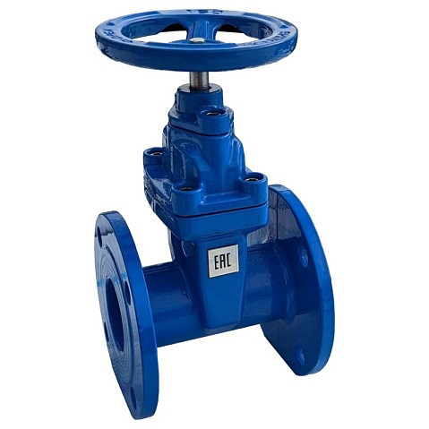 Задвижка чугунная 30ч39р DN 400 PN 16 с обрезиненным клином EPDM до 120гр. фланцевый ручной PR купить в Кемерово | "Проконсим" (930130311)