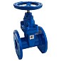 Задвижка чугунная 30ч39р DN 400 PN 16 с обрезиненным клином EPDM до 120гр. фланцевый ручной PR купить в Кемерово | "Проконсим" (930130311)
