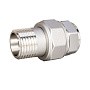 Американка латунная DN 40 PN 40 никелированная муфта-штуцер прямая LD Pride купить в Кемерово | «Проконсим»