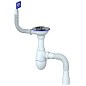 Сифон для мойки Unicorn В425, 40х50 гибкий отвод, 3 1/2'' х40 чаша из нержавеющей стали, прямоугольный перелив купить в Кемерово | "Проконсим"