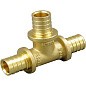 Тройник латунный для PEX-PEX труб 25-20-20 PN 10 переходная под надвижную гильзу ONE PLUS купить в Кемерово | "Проконсим"