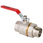 Кран латунный шаровой MVI BV.520 DN 40 PN 40 никелированный полнопроходной американка рычаг купить в Кемерово | "Проконсим"