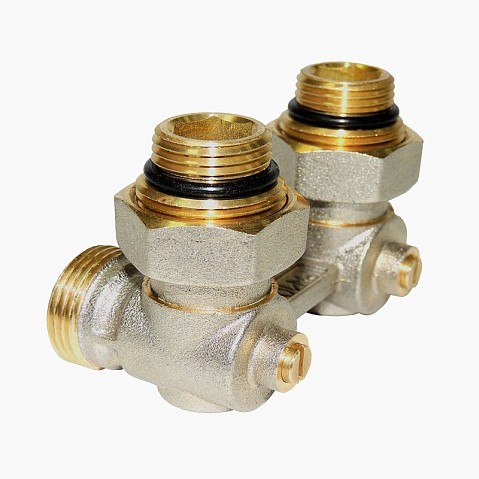 Узел нижнего подключения Vekotrim DN 15 PN 10 угловой двухтрубный 15-3/4'' с ниппелем, штуцер купить в Кемерово | "Проконсим"