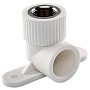Угольник установочный ПП 20-1/2'' PN 25 с внутренней резьбой белый РТП 10797 купить в Кемерово | "Проконсим"