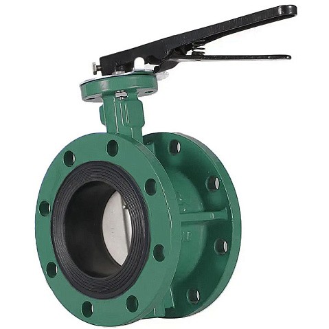 Затворы чугунные дисковые DN 50-150 PN 16 фланцевые с чугунным диском рычаг GALA Тип.2123-G купить в Кемерово | "Проконсим"