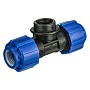 Тройник компрессионный PN 16 для ПЭ DN 20-1/2'' обжимное-муфта купить в Кемерово | "Проконсим"