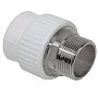 Муфта комбинированная ПП 32-1'' PN 25 под ключ с наружной резьбой белая VALFEX  купить в Кемерово | "Проконсим"