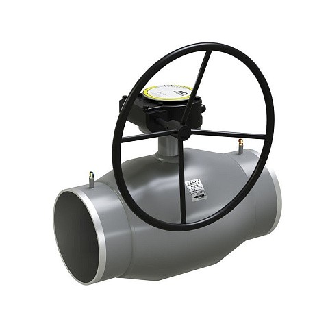 Кран стальной шаровой цельносварной LD Energy Regula, DN 200 PN 25, 430мм, стандартнопроходной, приварной с редуктором купить в Кемерово | "Проконсим"