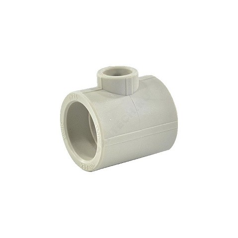 Тройник полипропиленовый переходной VALFEX 25x25x20 PN 25 серый купить в Кемерово | "Проконсим"