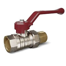 Краны латунные шаровые DN 15-32 PN 25-40 никелированные рычаг американка Temper серия 88 ГОСТ Р 59553 купить в Кемерово | "Проконсим"