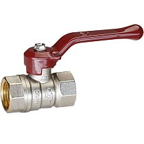 Краны латунные шаровые DN 15-50 PN 25-40 никелированные рычаг муфта-муфта Temper купить в Кемерово | "Проконсим"