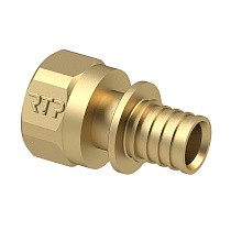 Муфты латунные для PEX труб DN 16-40 PN 16 под надвижную гильзу с внутренней резьбой РосТурПласт купить в Кемерово | "Проконсим"