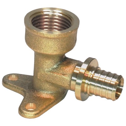 Угольник латунный (водорозетка) для PEX труб 20-1/2'' с внутренней резьбой под надвижную гильзу Hipex типS HFWS00056 купить в Кемерово | "Проконсим"
