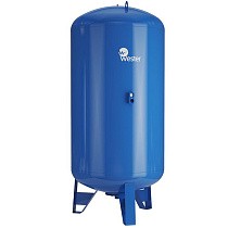 Гидроаккумуляторы для водоснабжения DN 50-80 PN 25 вертикальные голубые WESTER купить в Кемерово | "Проконсим"