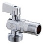 Кран латунный шаровой угловой MVI BV.463 DN 15-20 PN 10 штуцер бабочка купить в Кемерово | "Проконсим"