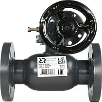 Краны стальные шаровые регулирующие DN 65-600 PN 16 цельносварные фланцевые с редуктором JIP-FF РИДАН купить в Кемерово | "Проконсим"