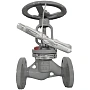 Клапан запорный (вентиль) 15с65нж DN 15 PN 16 130мм фланцевый класс A до 450гр. СибЗТА купить в Кемерово | "Проконсим"
