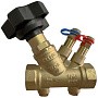Клапан балансировочный DN 15 PN 16 наклонный латунный с измерительным ниппелем и дренажом Kvs 4,81м3/ч муфта-муфта РИДАН MVT-R 003Z4041R купить в Кемерово | "Проконсим"