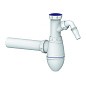 Сифон для умывальника Unicorn А510V, 40х40 прямой отвод, 1 1/2'' х40 с отводом для стиральной машины преходник 40х32 купить в Кемерово | "Проконсим"
