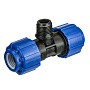 Тройник компрессионный PN 16 для ПЭ DN 20-1/2'' обжимное-штуцер купить в Кемерово | "Проконсим"