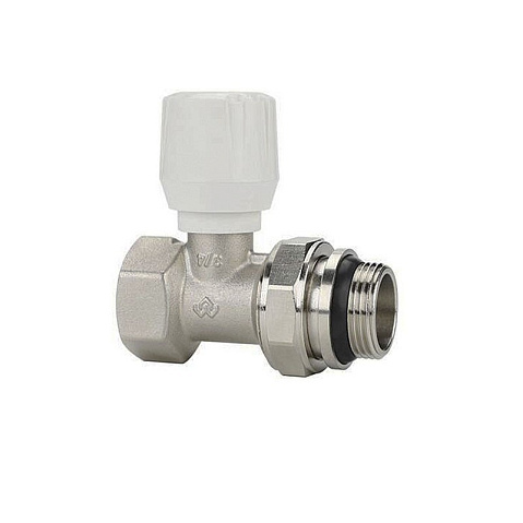 Клапан радиаторный VARMEGA VM10113 DN20 PN10 прямой G-3/4'' с уплотнением муфта-штуцер купить в Кемерово | "Проконсим"