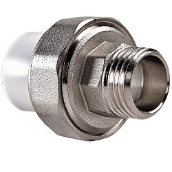  Муфта ПП разьемная 32-3/4'' PN 25 раструбная белая РВК 20574 (930659101) со склада Проконсим в Кемерово
