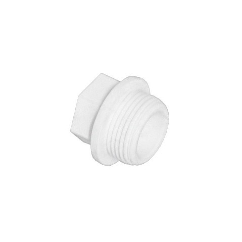 Заглушка резьбовая ПП  1/2'' PN 25 белая VALFEX Pro купить в Кемерово | "Проконсим"