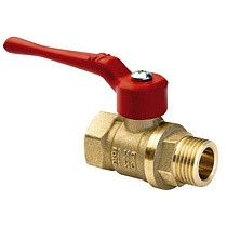 Краны латунные шаровые 11Б27п1 DN 15-40 PN 40 рычаг муфта-штуцер БАЗ Standart купить в Кемерово | "Проконсим"