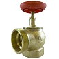Клапан пожарный латунный КПЛМ DN65 PN16 угловой 90гр. муфта-штуцер с датчиком ДППК 23 Апогей купить в Кемерово | "Проконсим"