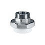 Муфта усиленная комбинированная разъёмная VALFEX 20 PN 25 G-1/2'' американка-НР белая купить в Кемерово | "Проконсим"