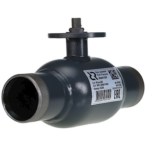 Кран стальной шаровой цельносварной DN 65-50 PN 25 стандартнопроходной приварной 260мм под электропривод RJIP-WW РИДАН 065N0132R купить в Кемерово | "Проконсим"
