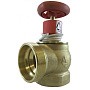 Клапан пожарный латунный КПЛМ DN 65 PN 16 угловой 90гр. муфта-штуцер с датчиком ДППК 23 Апогей купить в Кемерово | "Проконсим"