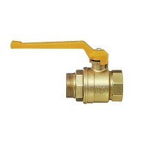 Краны латунные шаровые газовые 11Б27п DN 15-40 PN 40 рычаг муфта-штуцер БАЗ А11.0 купить в Кемерово | "Проконсим"