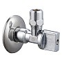 Кран латунный шаровой угловой MVI BV.464 DN 15-цанга 10 PN 10 наружная-M10 штуцер бабочка купить в Кемерово | "Проконсим"