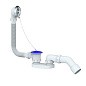 Сифон для ванны Unicorn S11, 40х50 отвод 45гр., 1 1/2'' х40 чаша из нержавеющей стали, круглый перелив купить в Кемерово | "Проконсим"