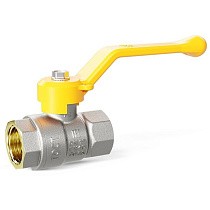 Краны латунные шаровые газовые DN 15-50 PN 25-40 никелированные рычаг муфта-муфта LD Pride GAS купить в Кемерово | "Проконсим"