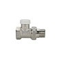 Клапан радиаторный VARMEGA VM10301 DN15 PN10 прямой настроечный G-1/2'' муфта-штуцер купить в Кемерово | "Проконсим"
