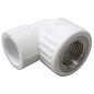 Угольник комбинированный ПП 32-1/2'' PN 25 с внутренней резьбой белый VALFEX  купить в Кемерово | "Проконсим"