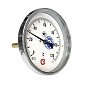 Термометр биметаллический D100 L100мм латунный 0+150/160гр.осевой купить в Кемерово | "Проконсим"