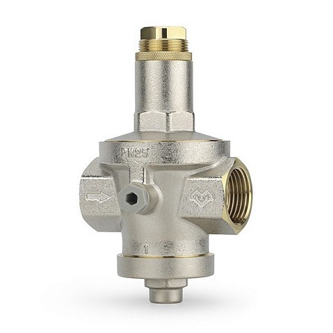 Регулятор давления VARMEGA VM128 DN 15 PN25 мембранный под манометр 2,8kv G-1/2'' никелированный купить в Кемерово | "Проконсим"