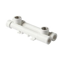 Комплект универсальный настенный ПП 20-1/2'' PN 25 с внутренней резьбой белый Pro Aqua PA60008 купить в Кемерово | "Проконсим"