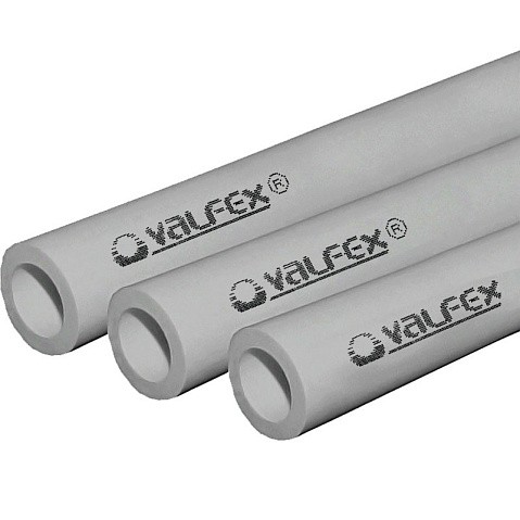 Труба Valfex SDR 11 PN 10 DN63 S-5,8 мм L-20м серая купить в Кемерово | "Проконсим"