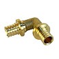 Угольник латунный для PEX труб 20-20 PN 16 S-2,8мм под надвижную гильзу Valfex VF.451.AF купить в Кемерово | "Проконсим"