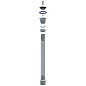 Сифон гофрированный Unicorn D230, 40х50 гибкий отвод, 1 1/2'' х40 чашка из нержавеющей стали, 1200мм купить в Кемерово | "Проконсим"