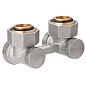 Узел нижнего подключения MVI TR.420.0505 DN 20 PN 10 угловой двухтрубный вентильного типа 20-3/4'' под евроконус, муфта купить в Кемерово | "Проконсим"