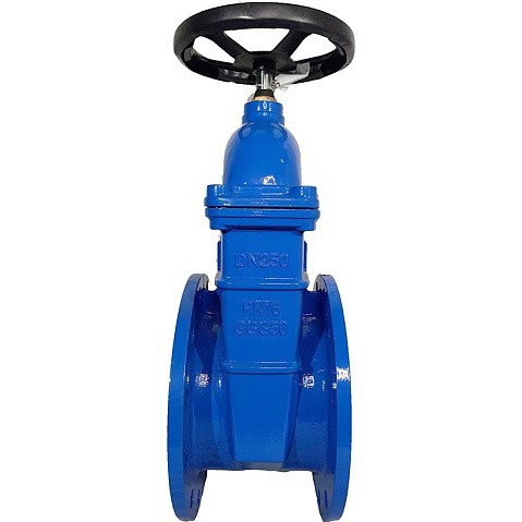 Задвижка чугунная 30ч39р DN 250 PN 10(16) с обрезиненным клином EPDM до 120гр. фланцевый ручной СИБЗТА купить в Кемерово | "Проконсим" (930130207)