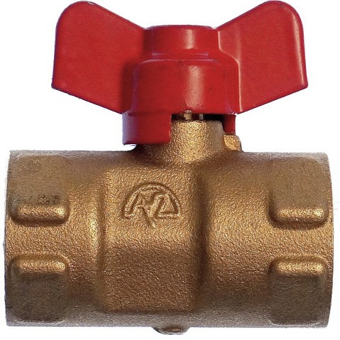 Кран латунный шаровой 11Б27п(М)2 DN 15 PN 16 трёхходовой под манометр G1/2''хG1/2'' муфта-муфта бабочка Пензапромарматура купить в Кемерово | "Проконсим"