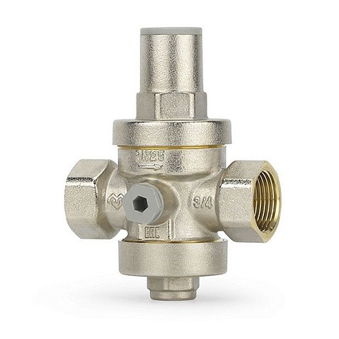 Регулятор давления VARMEGA VM127 DN 20 PN25 поршневой под манометр 4,57kv G-1/4'' никелированный купить в Кемерово | "Проконсим"